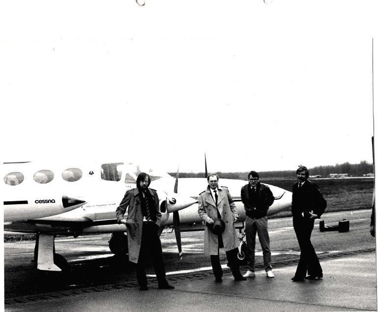 Historisches Foto der Cessna 421 Little Clipper von Pan Am